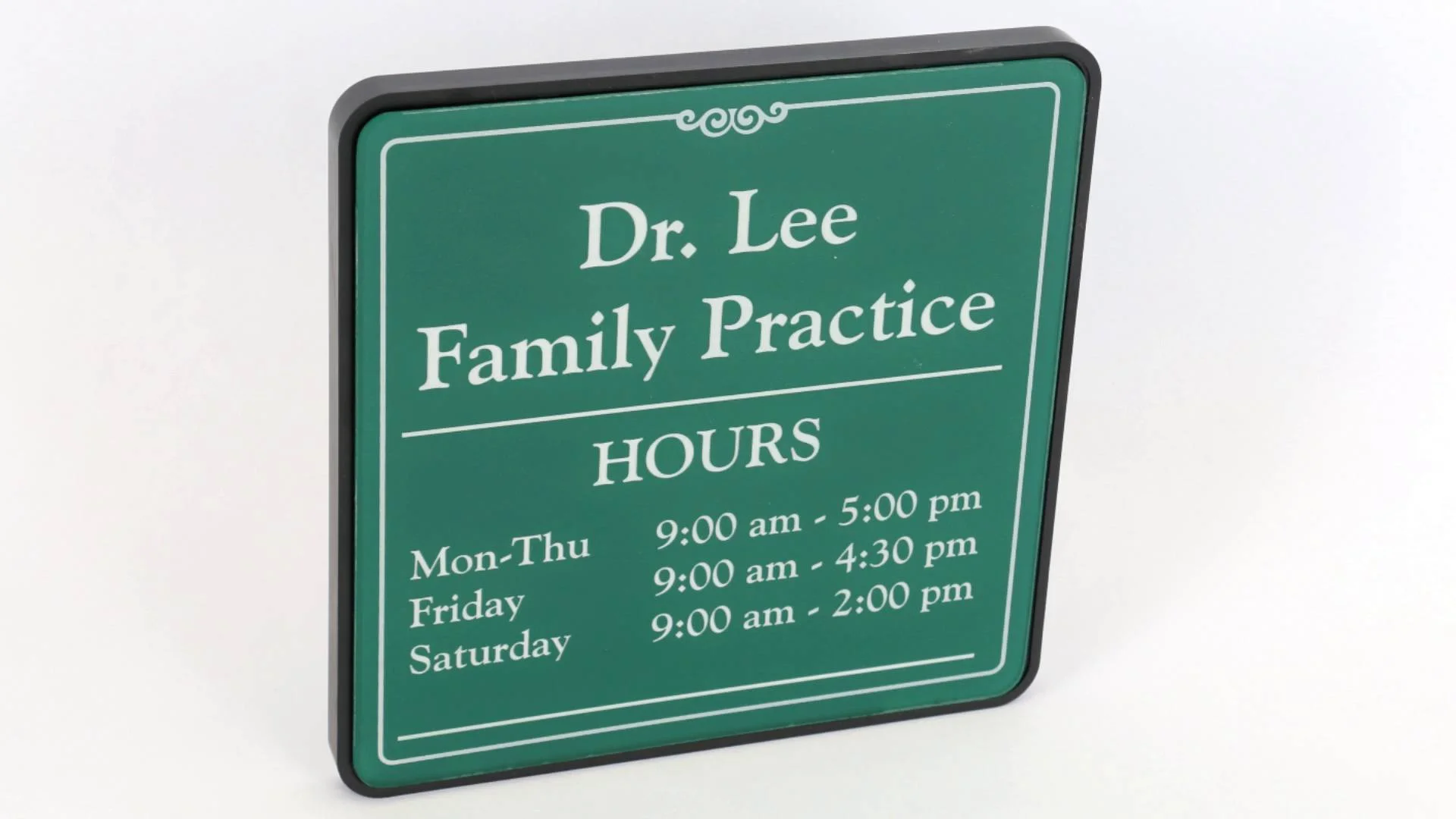 Custom Engraved 3x5 Dark Brown Office Sign Name Plate Personalized