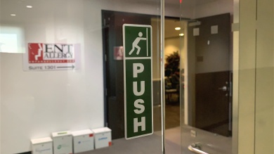 Pull Push Signs Set 