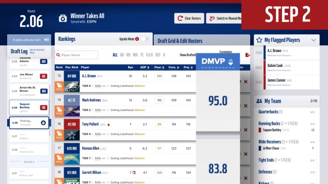 Fantasy Football cheat sheets - Updated 2021 player rankings, PPR, non-PPR,  depth charts, dynasty - ESPN