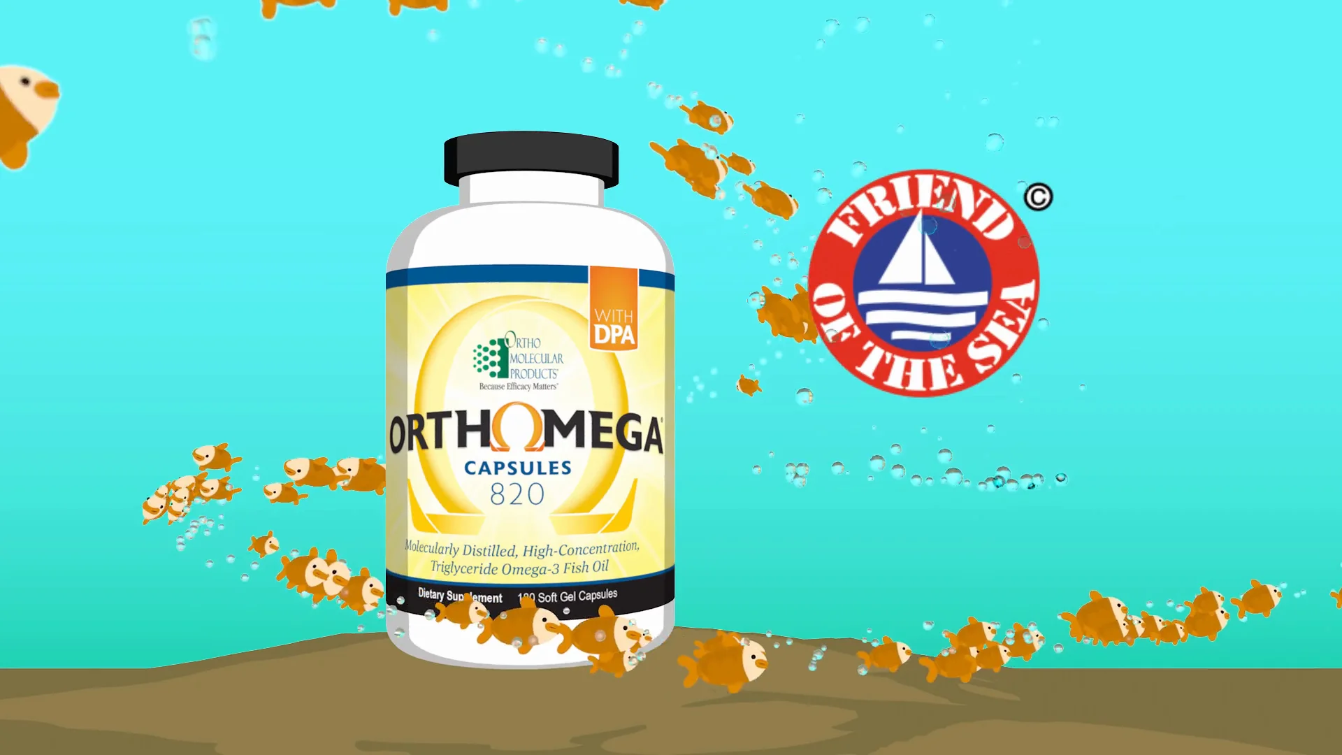 Orthomega® 820 - Omega-3 Fish Oil Supplement | Ortho Molecular