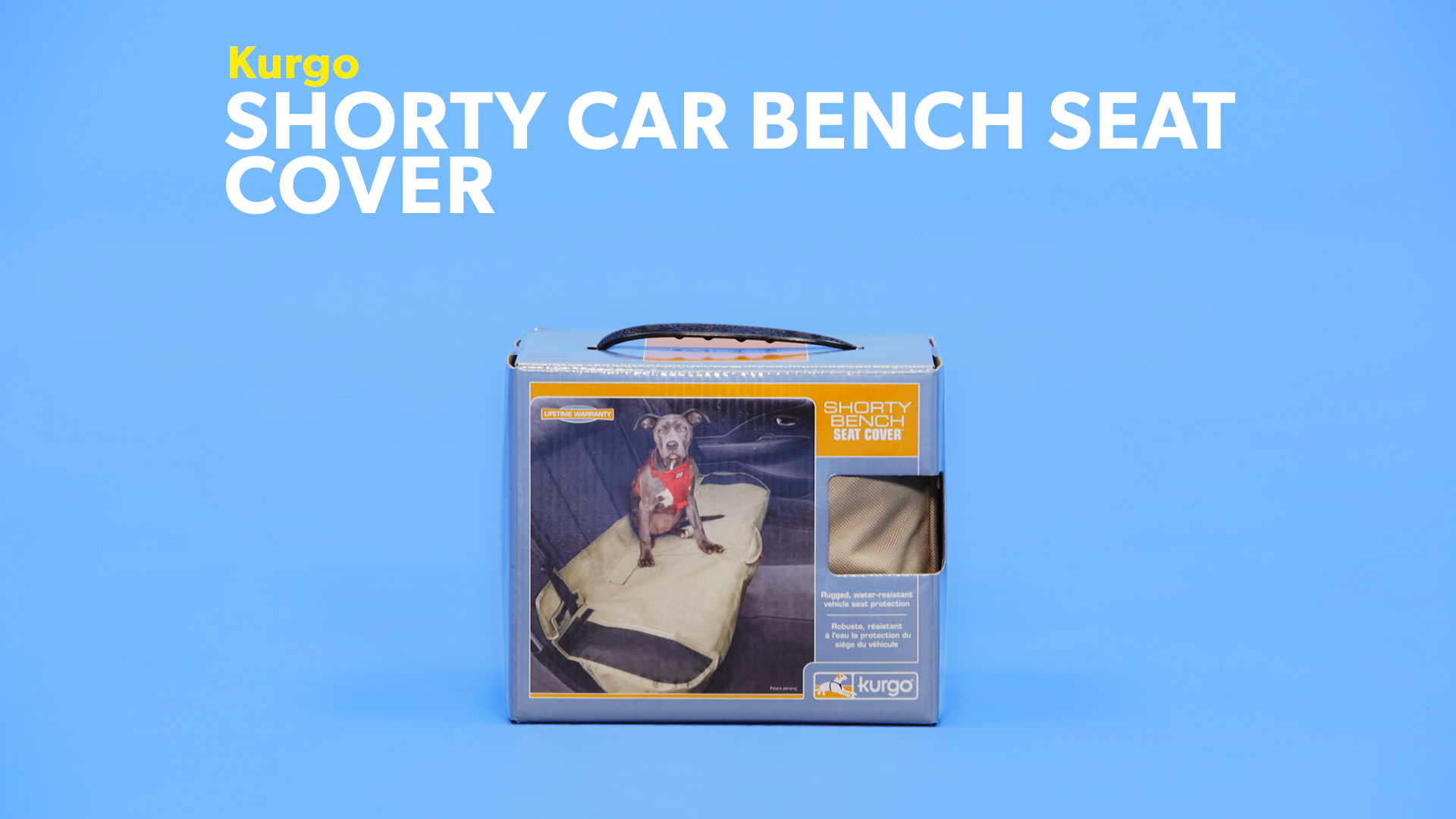 Discontinued KURGO Shorty Car Bench Seat Cover Chewy