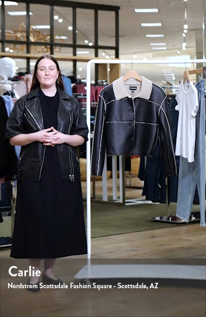 Steve Madden Tilia Faux Shearling Coat | Nordstromrack