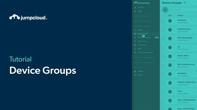 Tutorial Device Groups