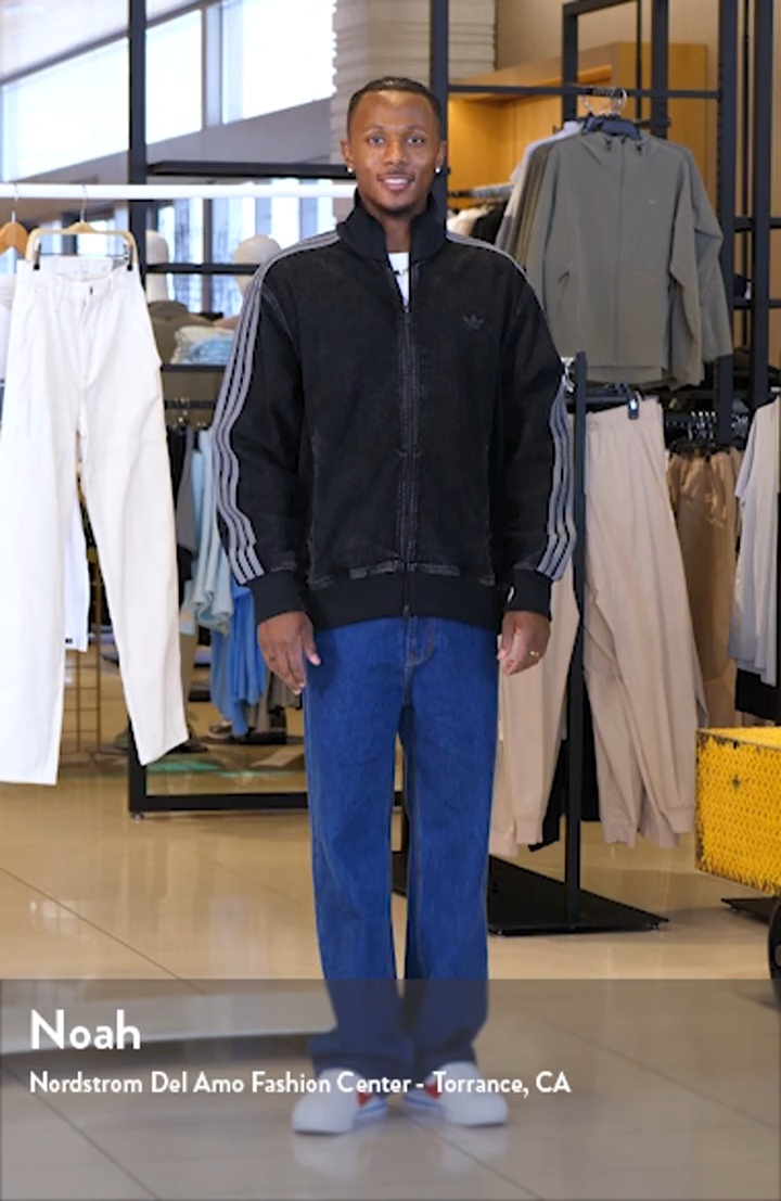 adidas Originals Adicolor Firebird Denim Track Jacket adidas Originals Adicolor Firebird Denim Track Jacket