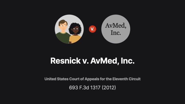Resnick v. AvMed