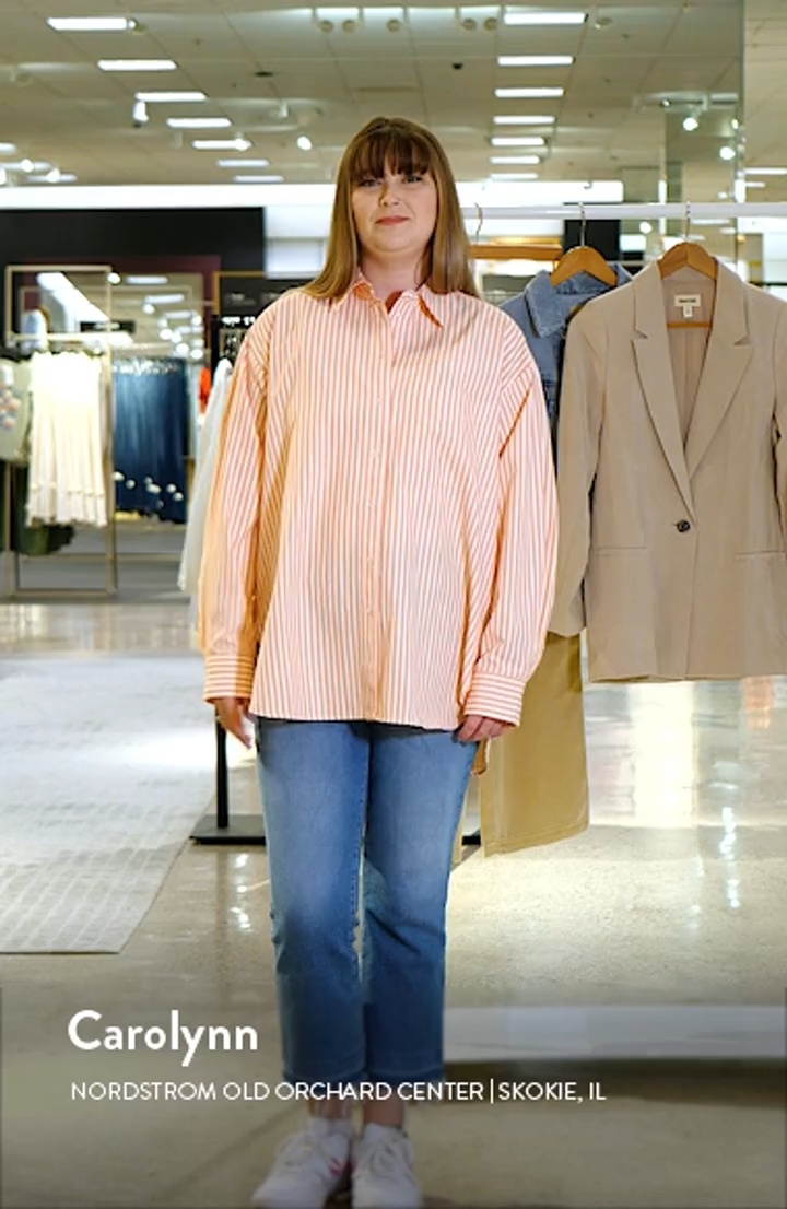 トップス Stripe Over Size Shirt Oversized Striped Shirt by Aspesi- La Garçonne