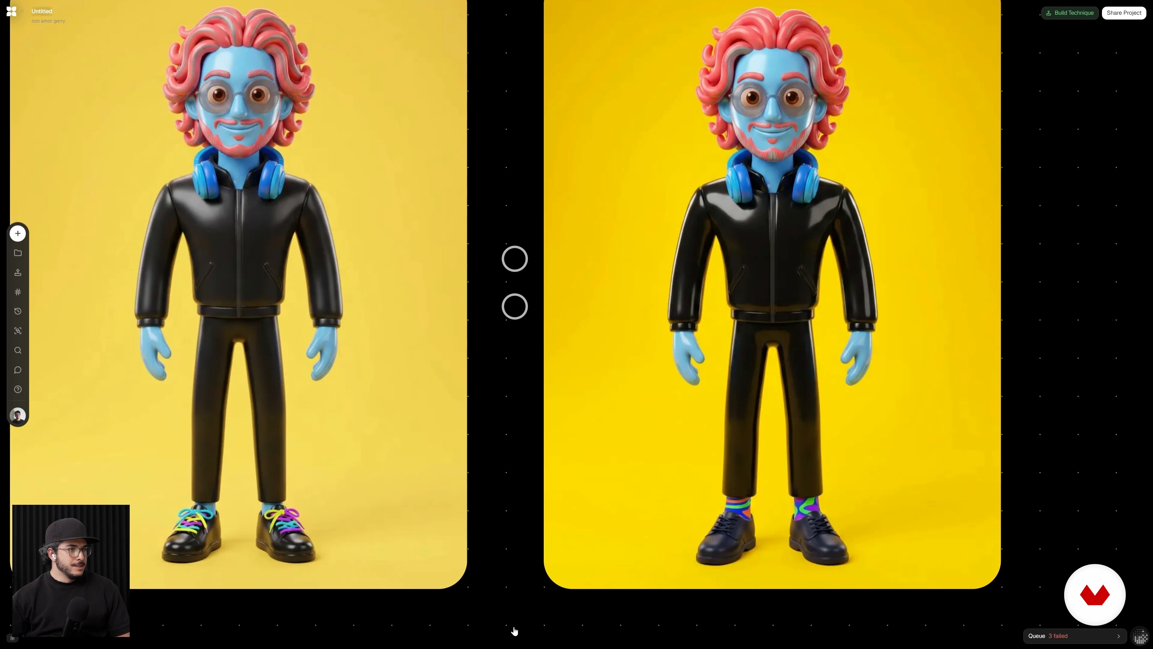 Creating variations and refining the character design