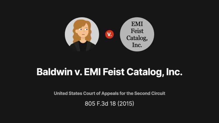 Baldwin v. EMI Feist Catalog, Inc.
