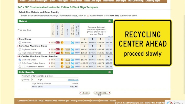 Custom Traffic Signs