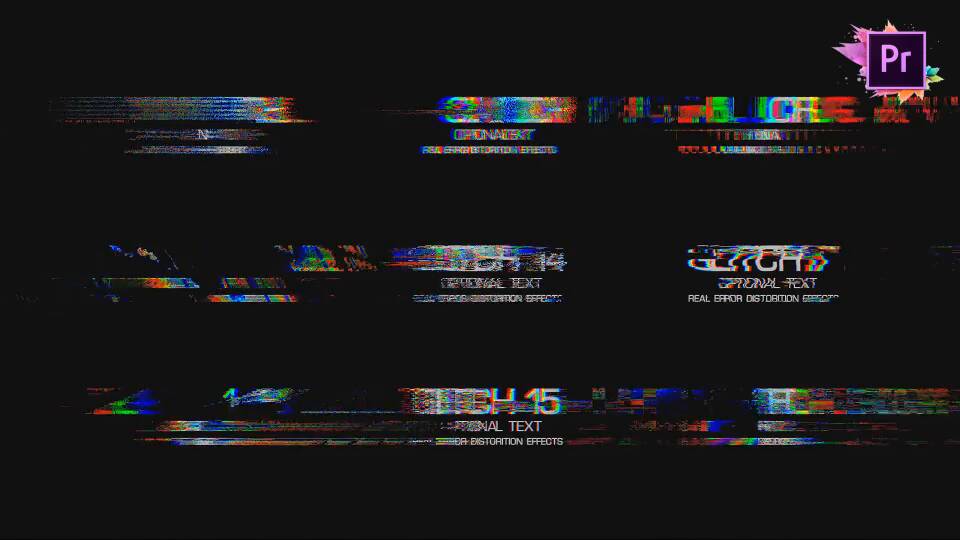 vhs text effect premiere pro