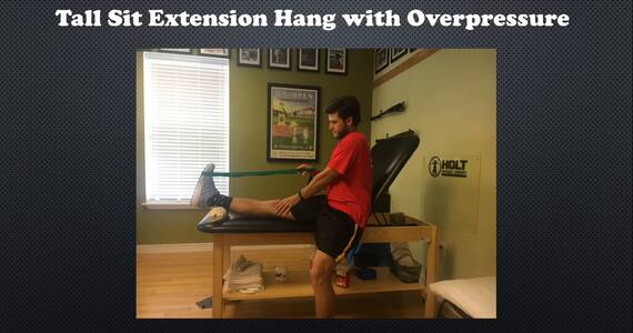 How to obtain full extension after knee surgery