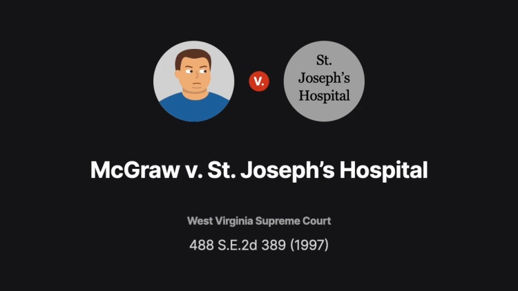 McGraw v. St. Joseph's Hospital