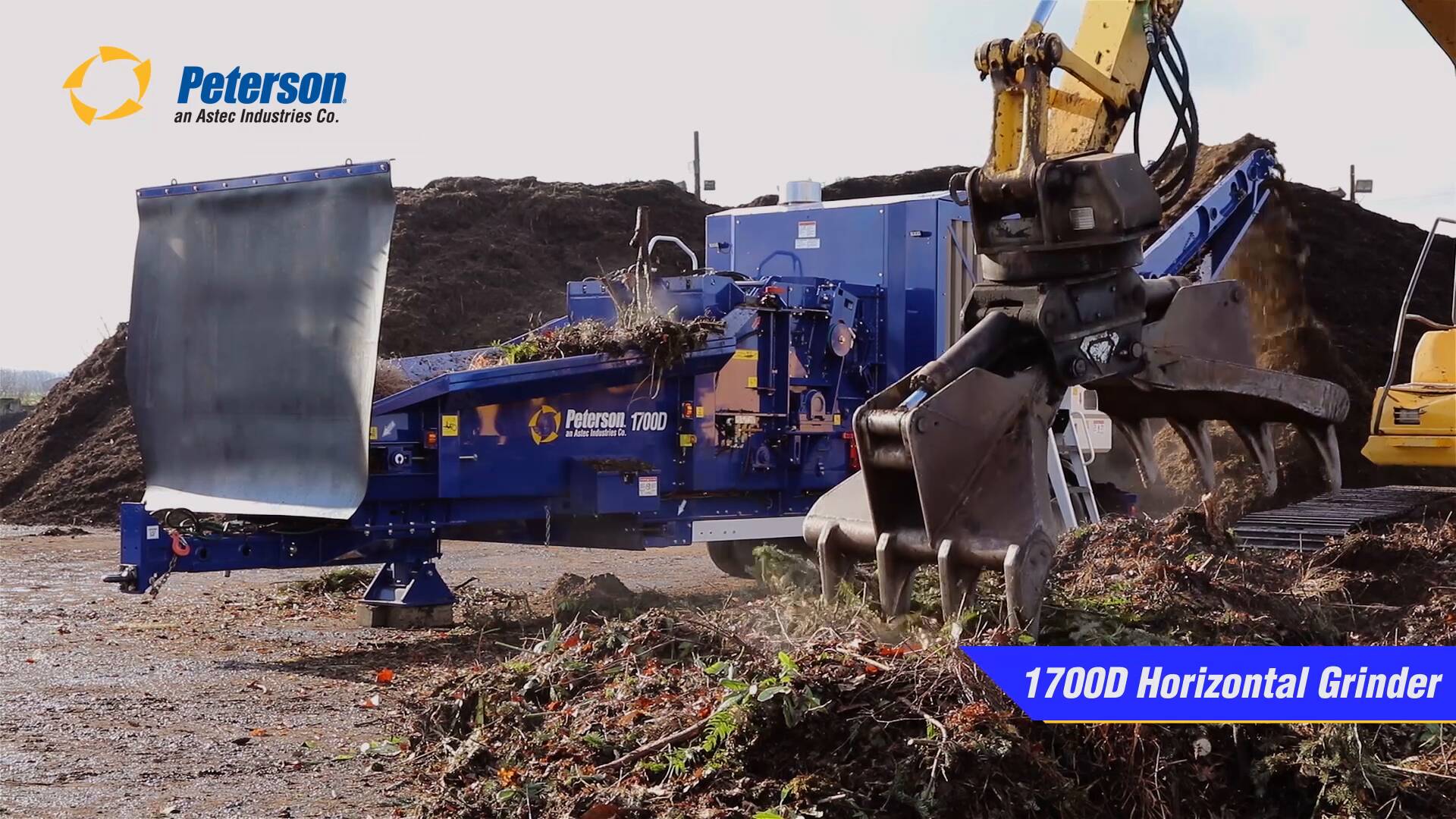 Peterson 1700D Horizontal Grinder - ASTEC