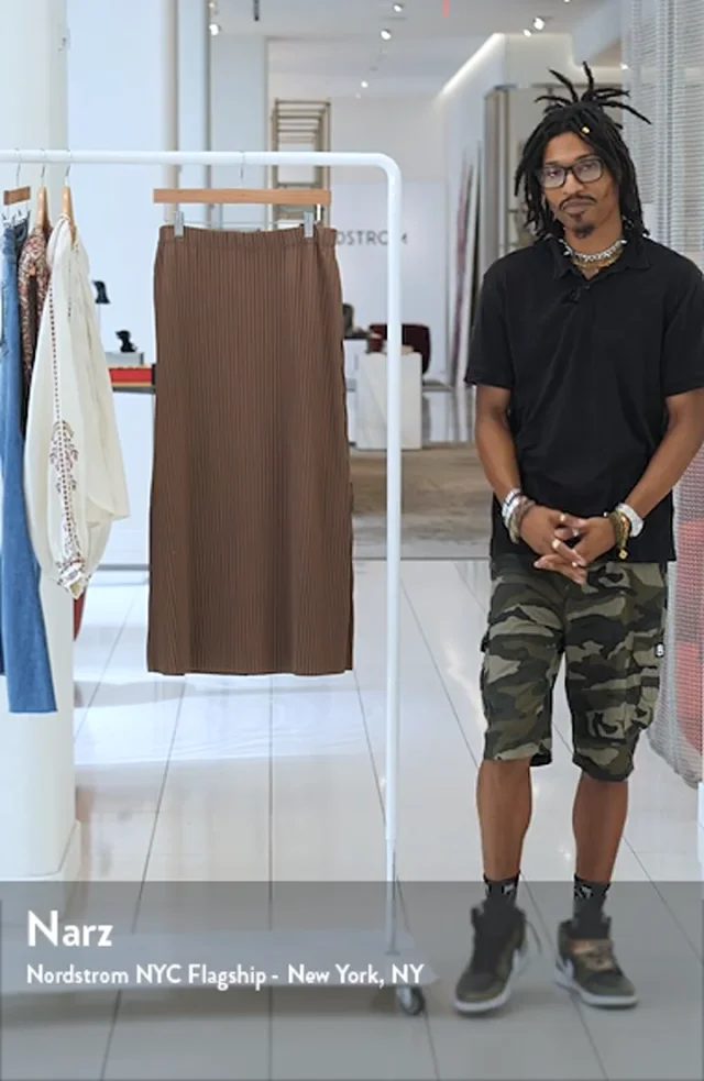 【海外限定】REISSスカート☆Pippa Pleated Jersey Midi Skirt, REISS Pippa Jersey Pleated Column Skirt | Bloomingdale's