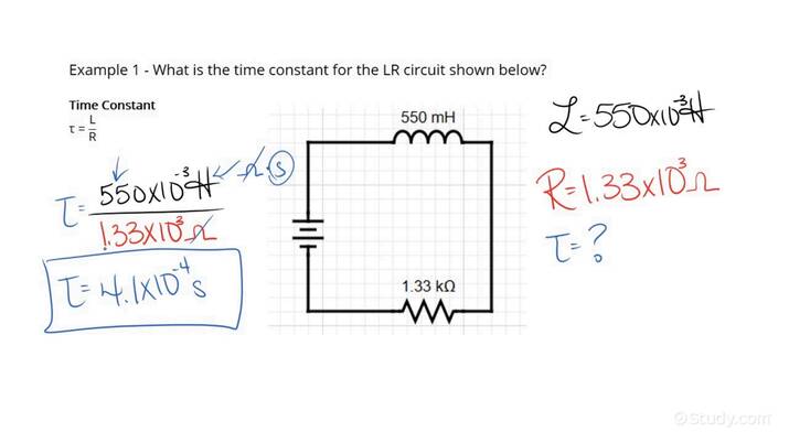 calculating-the-time-constant-for-an-lr-circuit-physics-study