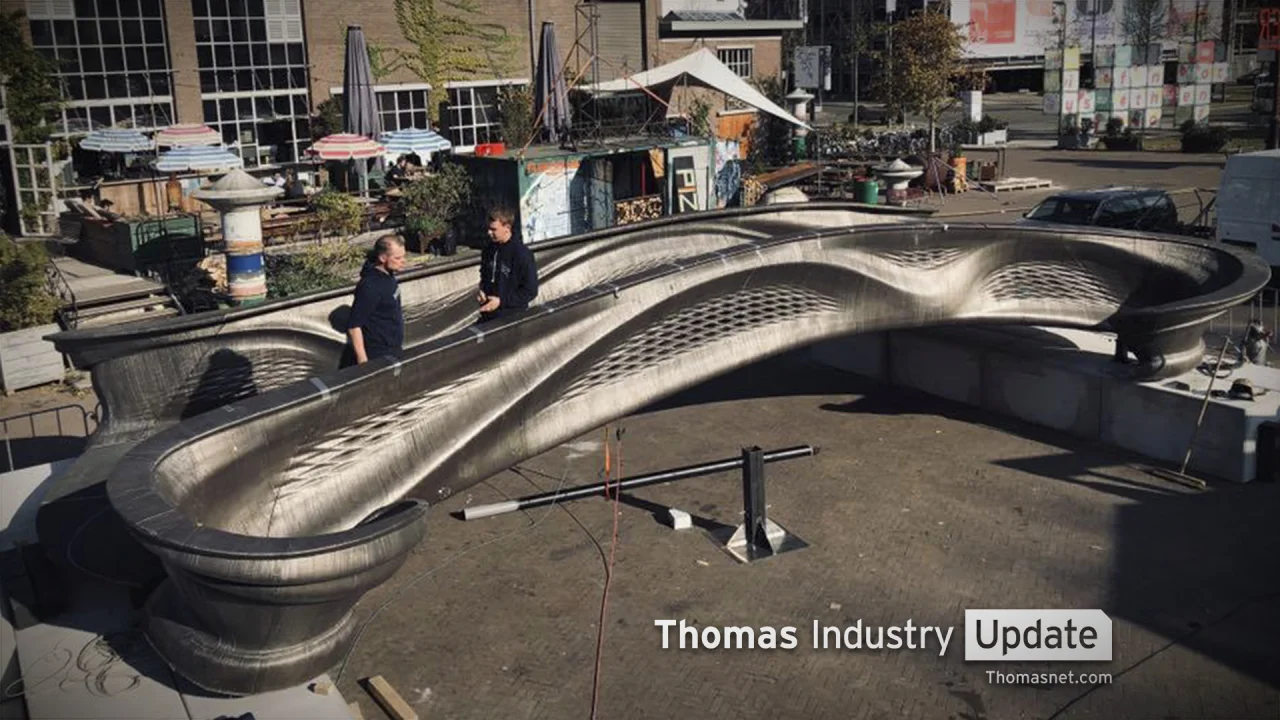 3D Printing A Steel Bridge in Amsterdam