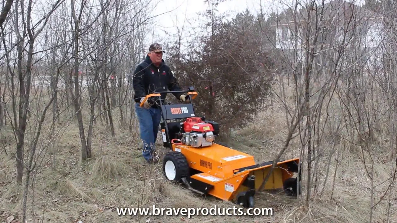 Brave Brush Cutter 26 in. Cutting Width Hydrostatic Drive Honda GXV390 Electric Start BRPBC26HE Great Northern Equipment