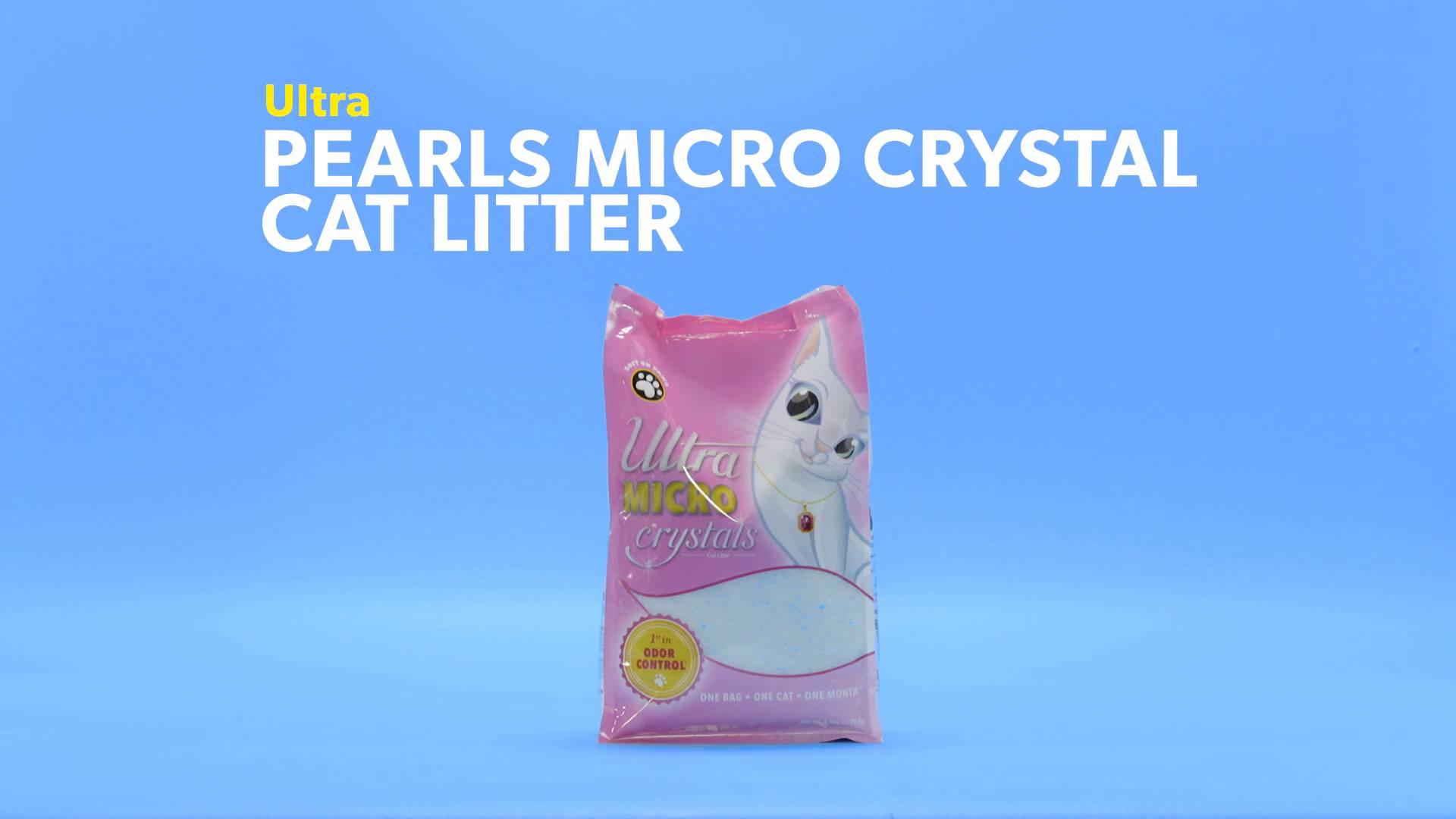 ULTRA Pearls Micro Unscented Non Clumping Crystal Cat Litter 5 lb