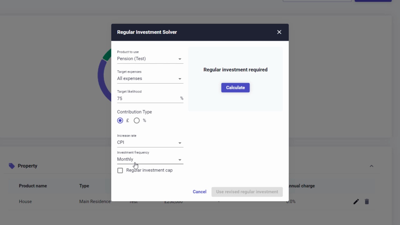 EVPro Solver How to use the Regular Investment Solver
