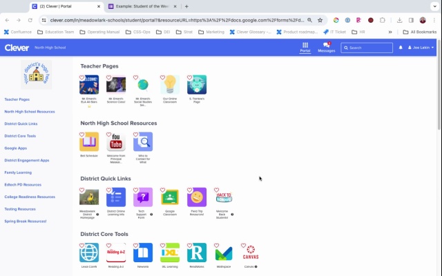 For Teachers: Login Tools