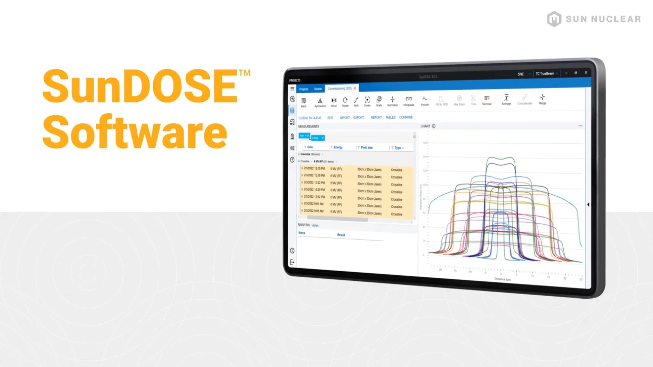 SunSCAN™ 3D: SunDOSE™ Software