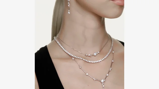 Swarovski Constella Crystal & Faux Pearl Y-Necklace | Nordstrom