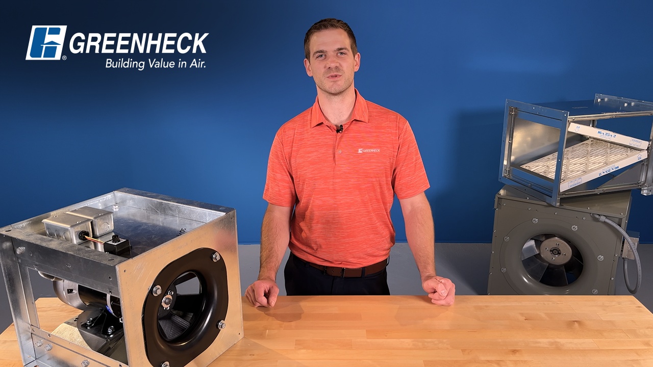 Square Mixed Flow Inline Fan Model SQ | Greenheck