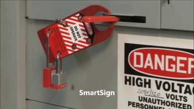 2-Sided STOPOUT Do Not Operate Aluma-Tag Hasp