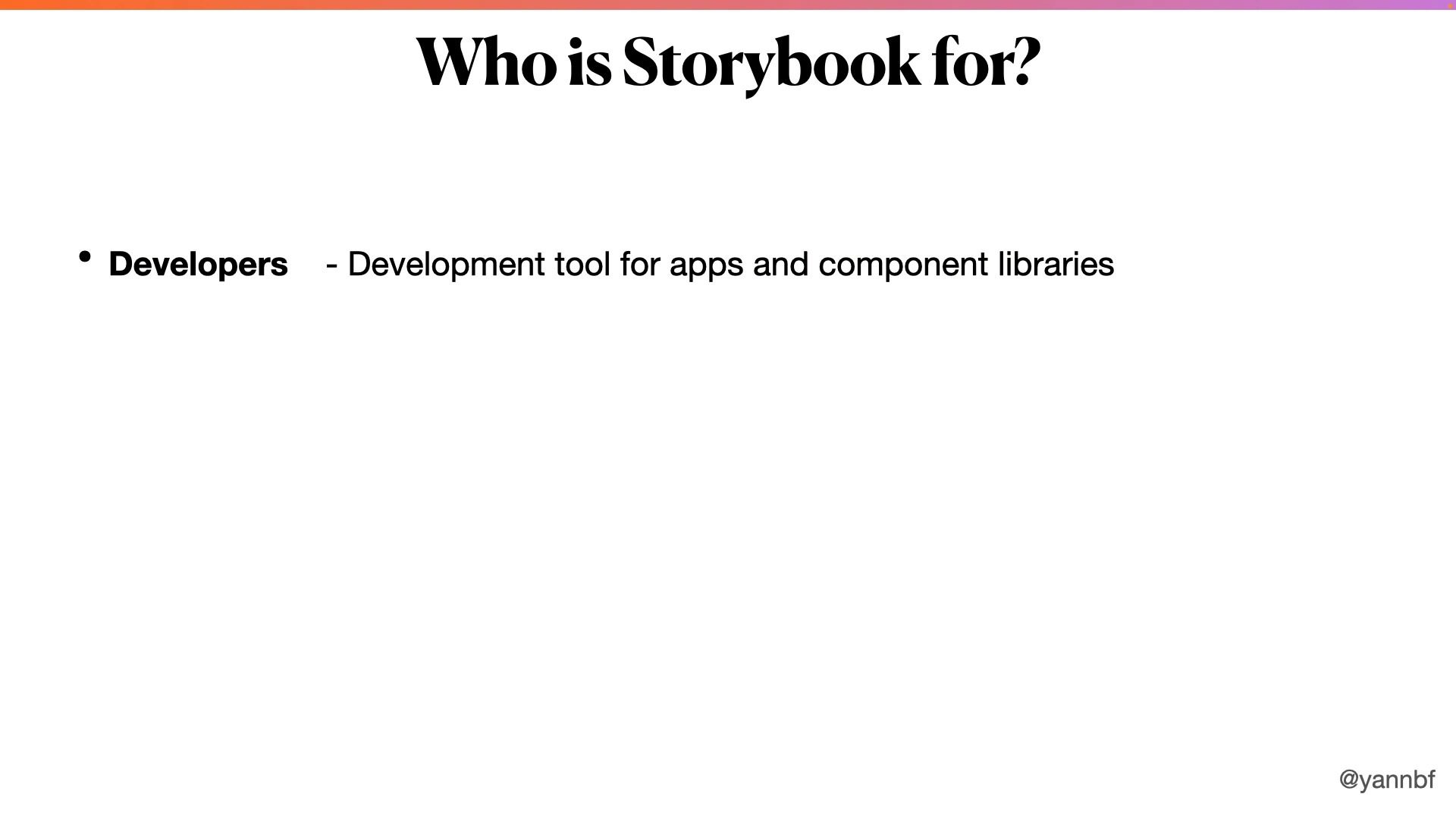 What Is Storybook? Better React UI Component Development - Storybook ...