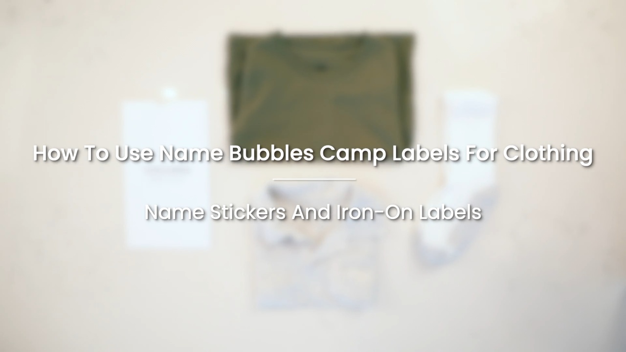 Camp Clothing Labels Pack