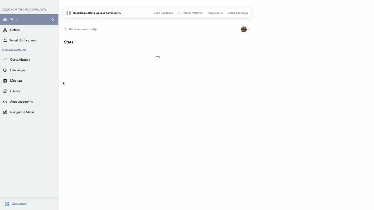 How to Rearrange Your Circles in Your Kajabi Community - rearrange  community settings, image size:1280x720