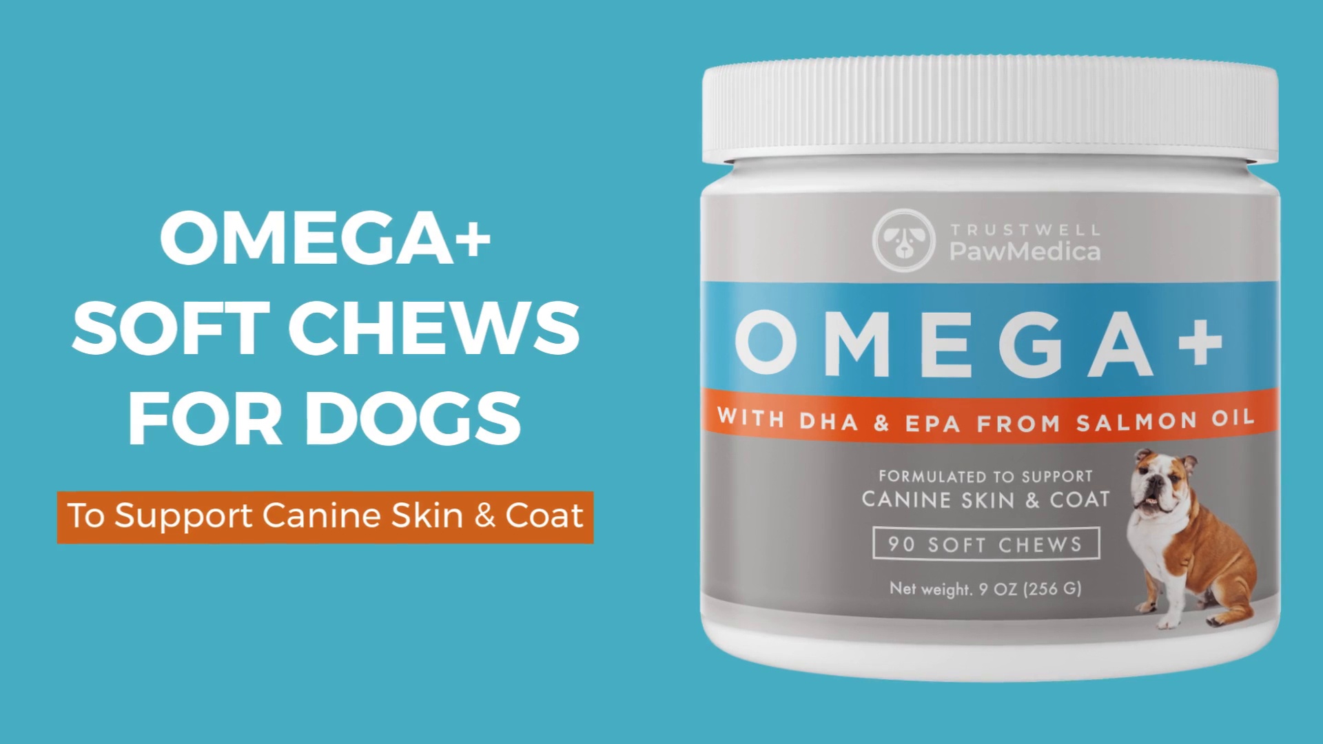 PAWMEDICA Omega Fish Oil with EPA DHA Omega 3 Dog Supplement