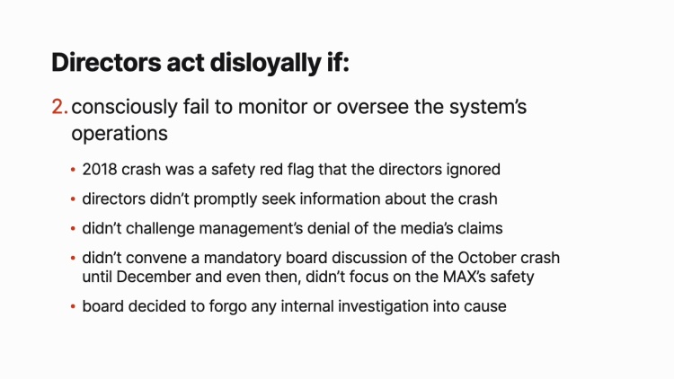 In re Boeing Co. Derivative Litigation