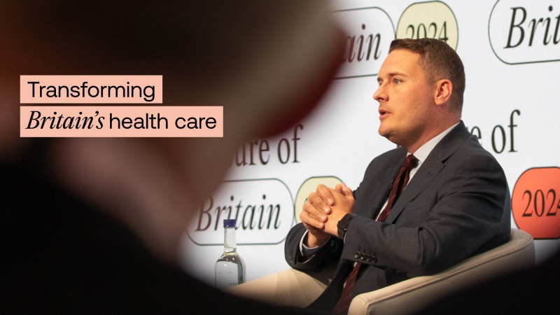 Secretary of State for Health & Social Care Wes Streeting with Jon Sopel