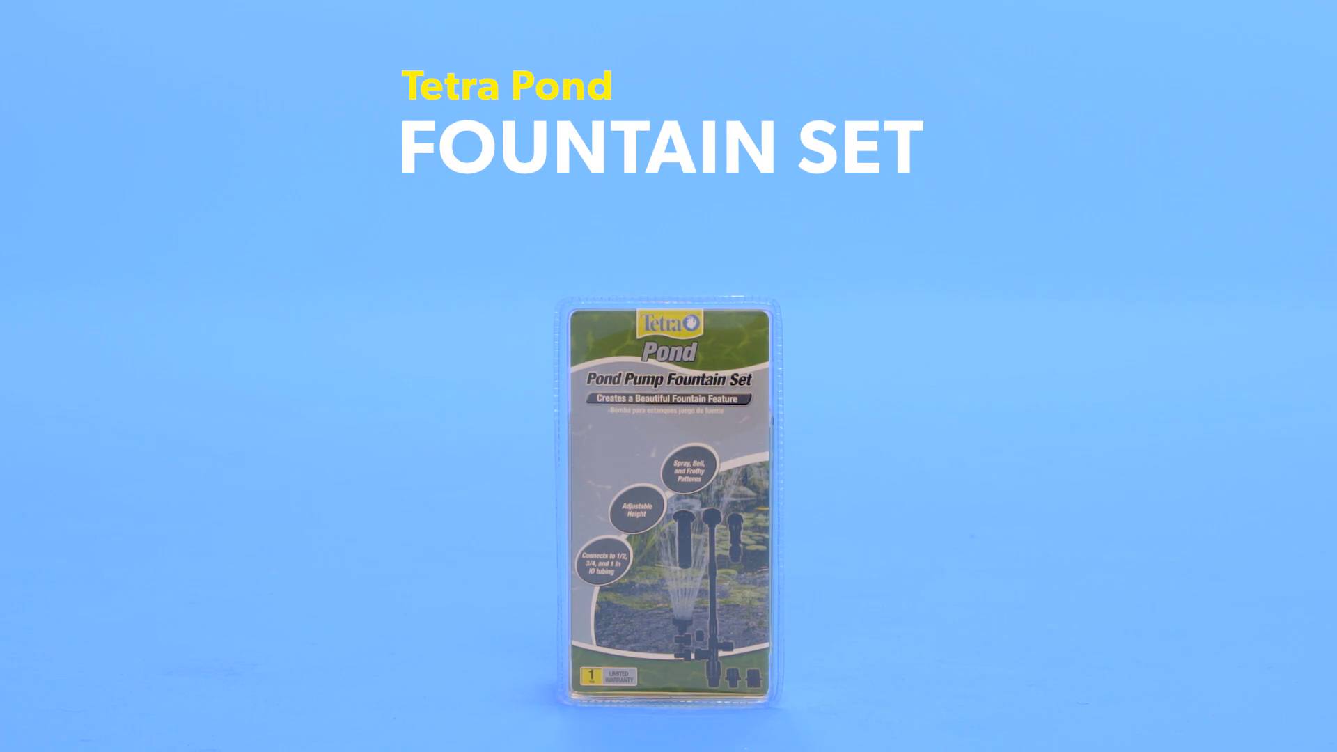 Tetra pond fountain sales set