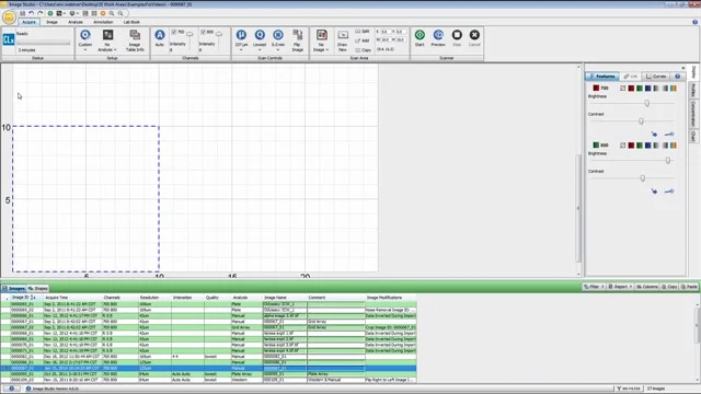 Image Acquisition on the Odyssey CLx with Image Studio Software .