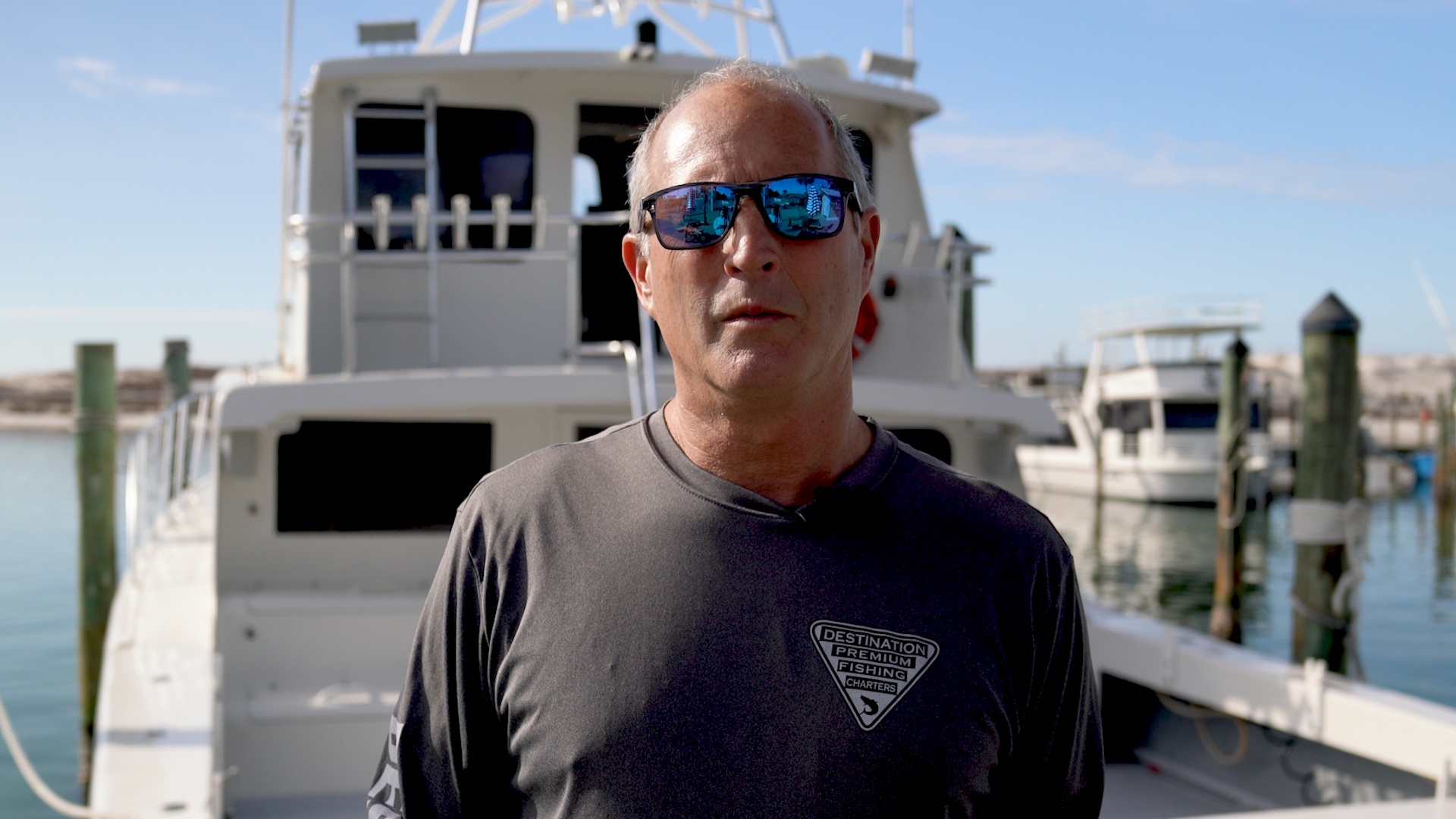 Business Card: Charter Boat Destination