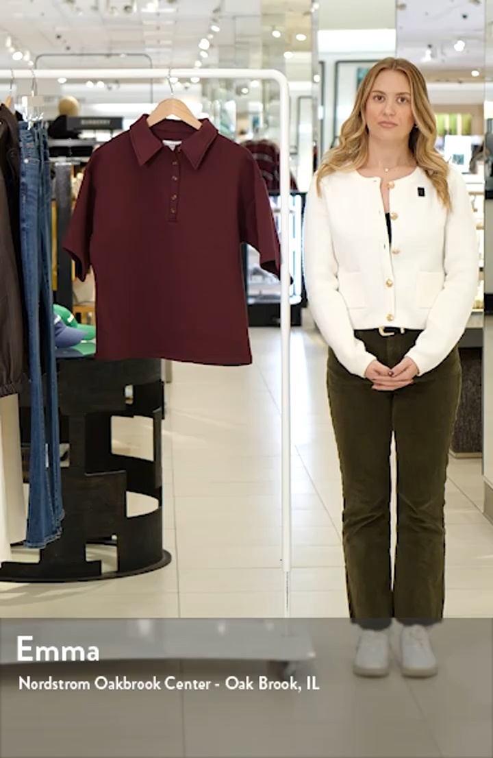 Topshop Oversize Polo | Nordstromrack