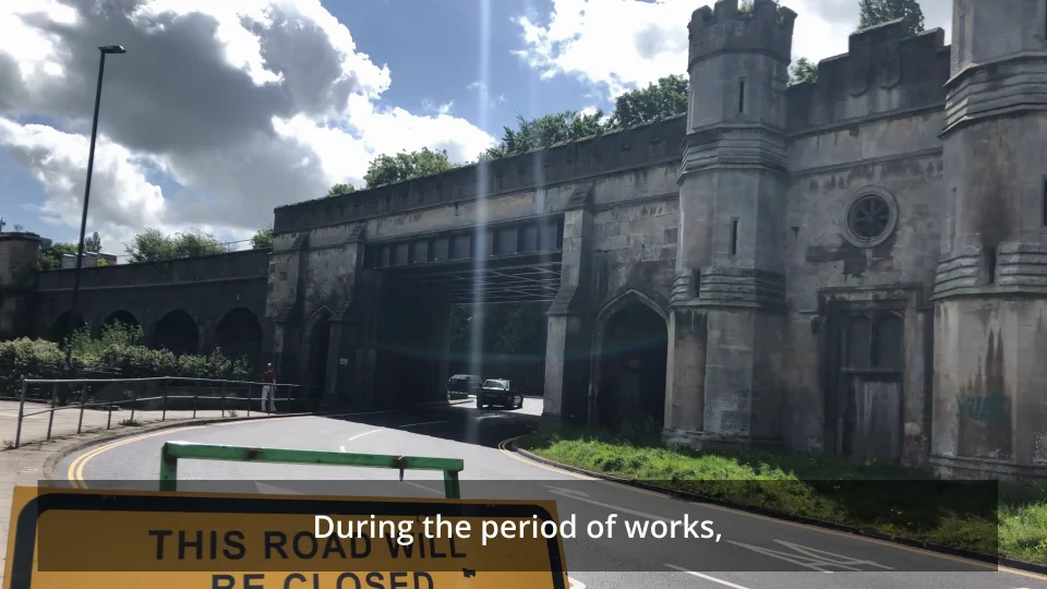 Claverton Street railway bridge repairs