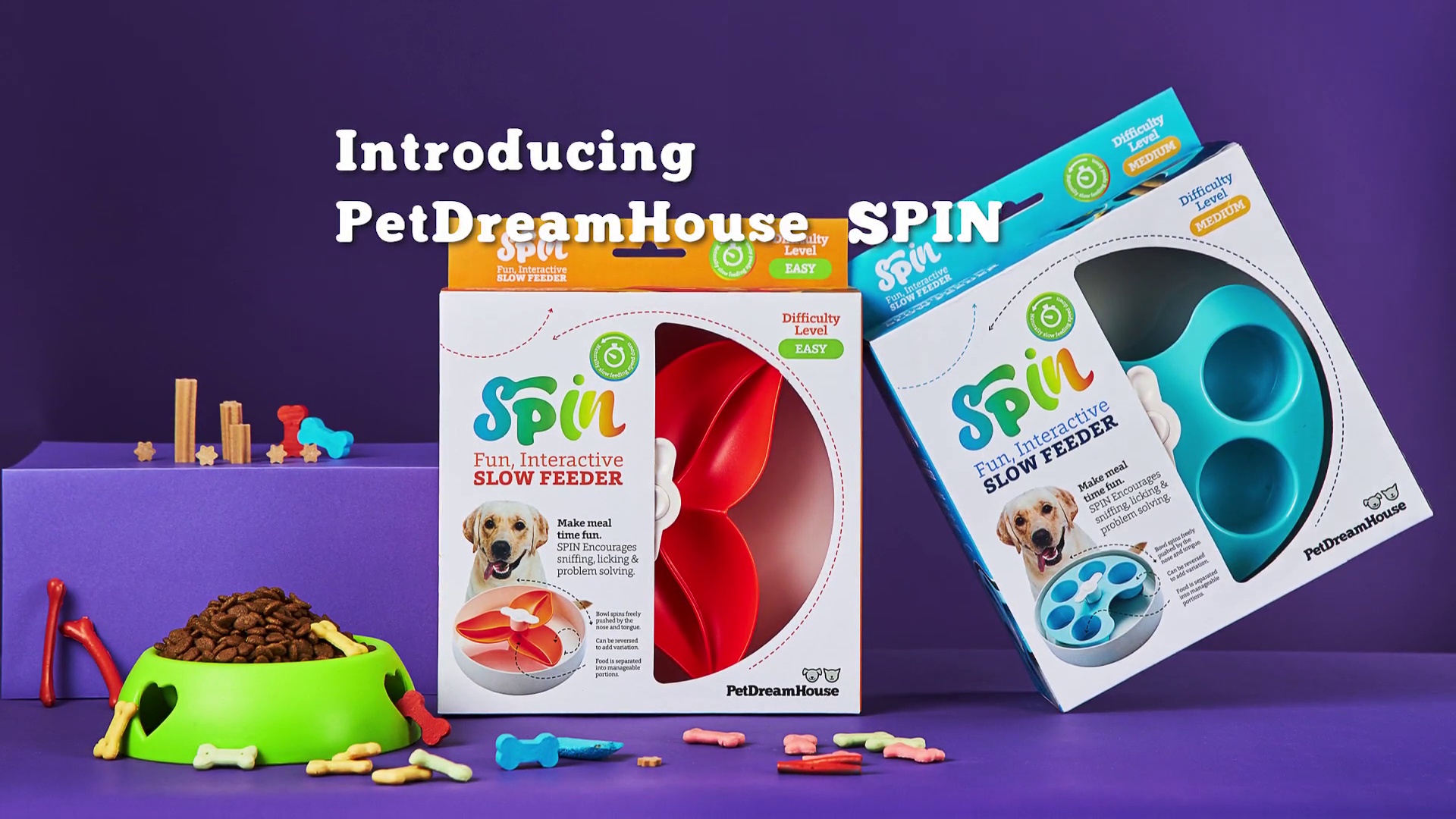 pet dream house spin bowl