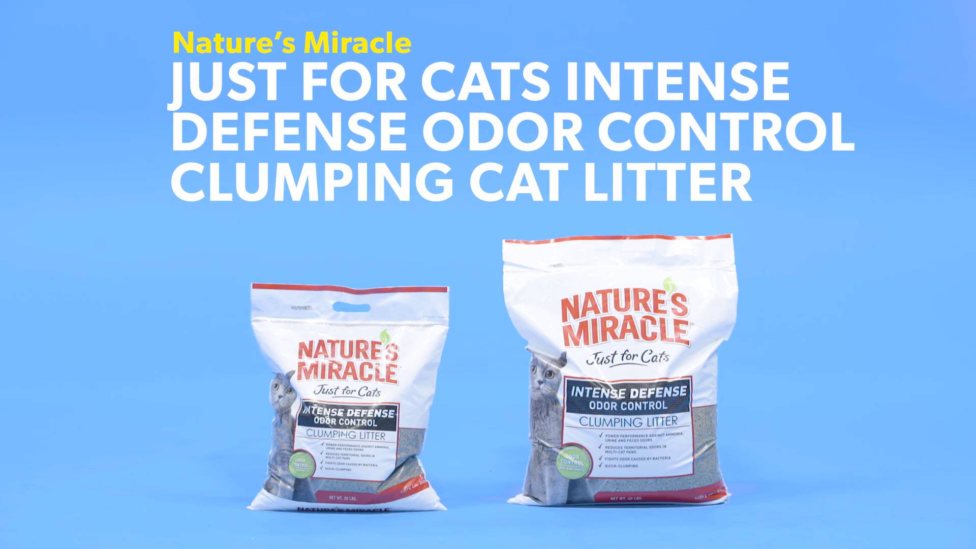 nature's miracle intense defense clumping litter