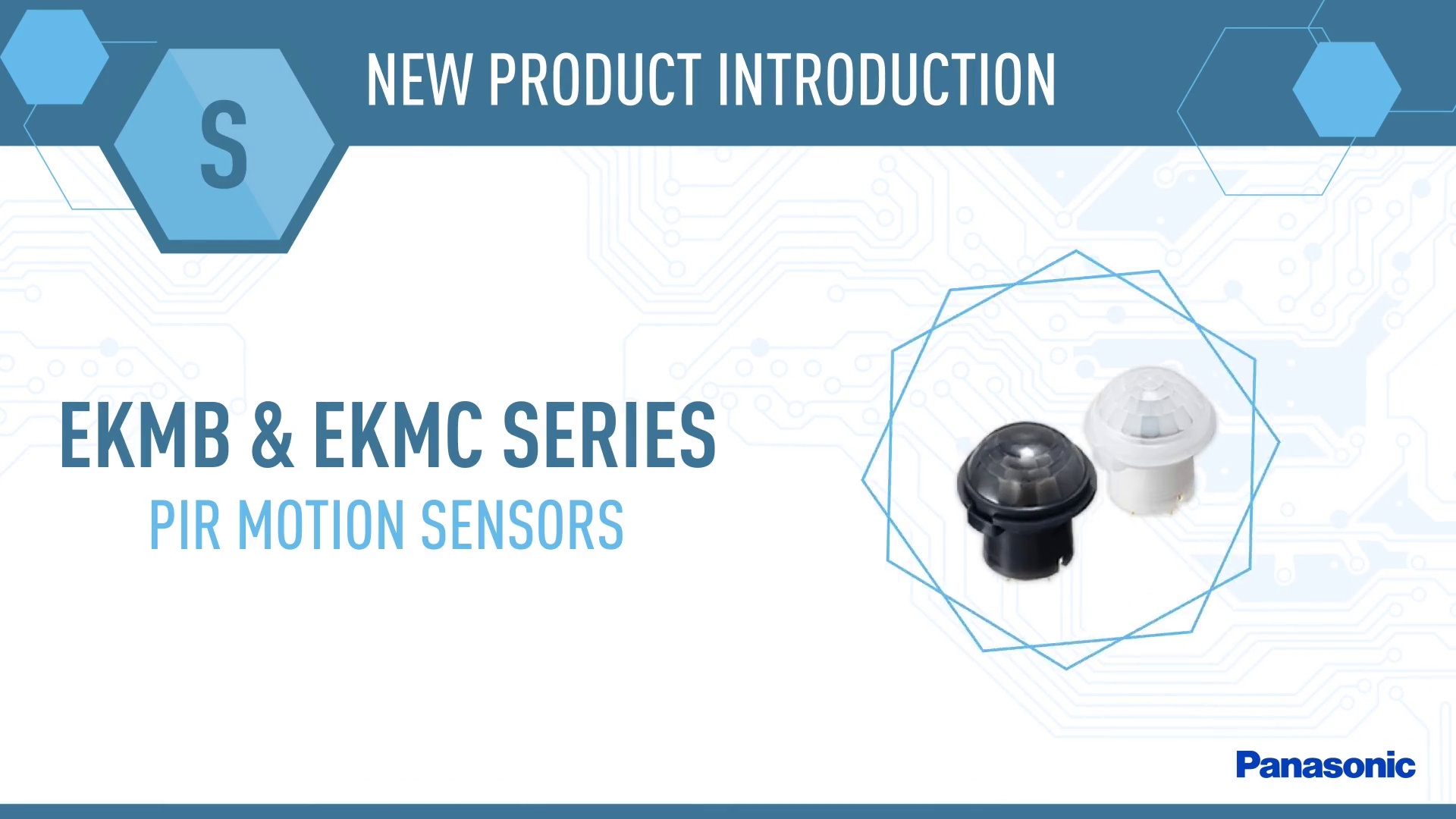 Panasonic Sensore di movimento PIR EKMC1601112 3-6 V 1 pz.