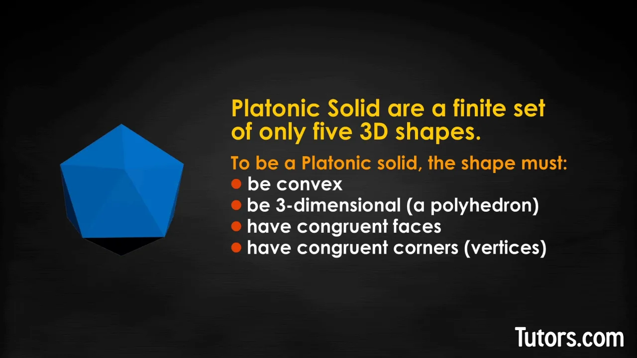 Platonic Solids — The 5 Platonic Solids Explained (Video + Examples)