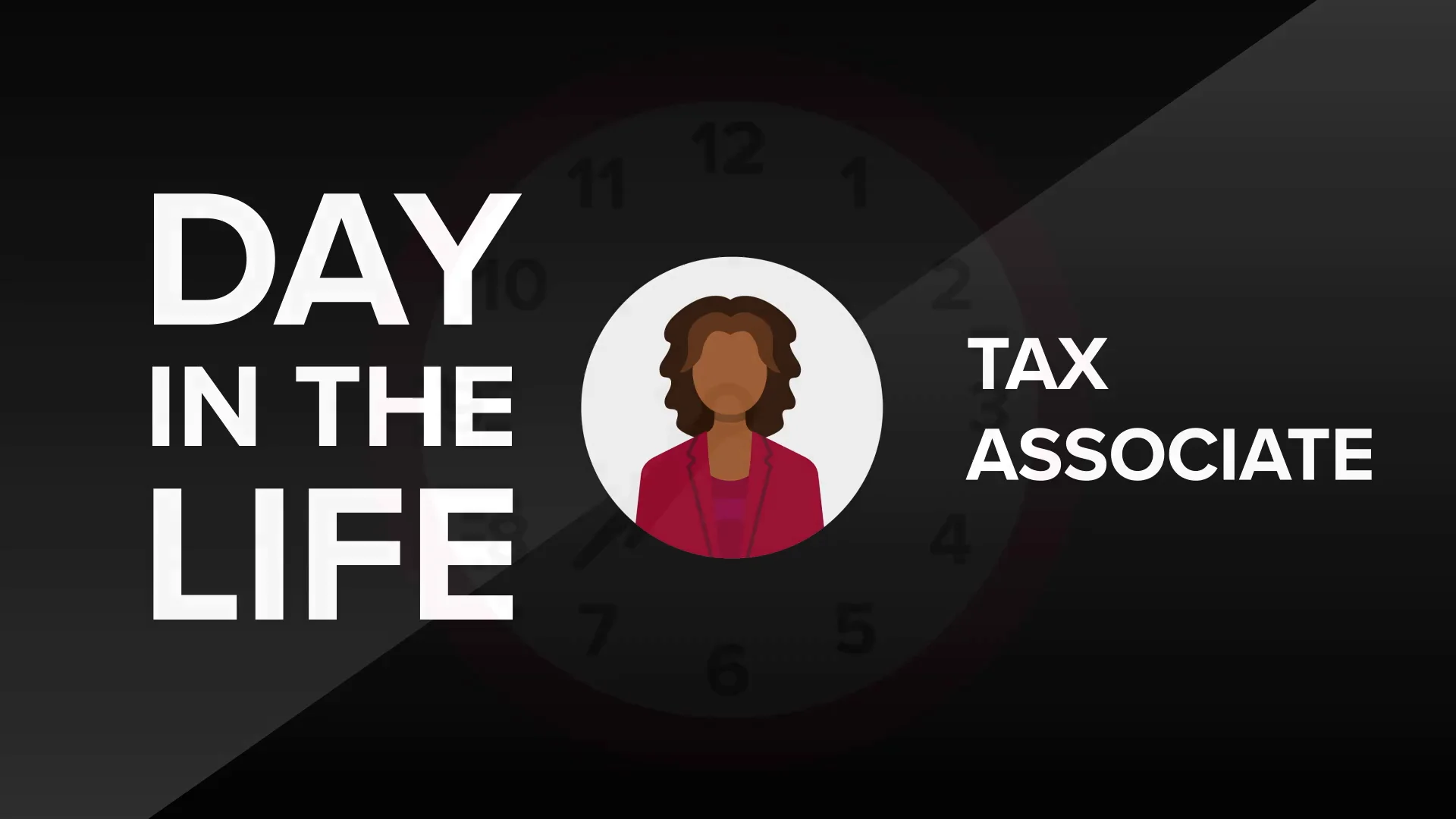 a video thumbnail a tax associate