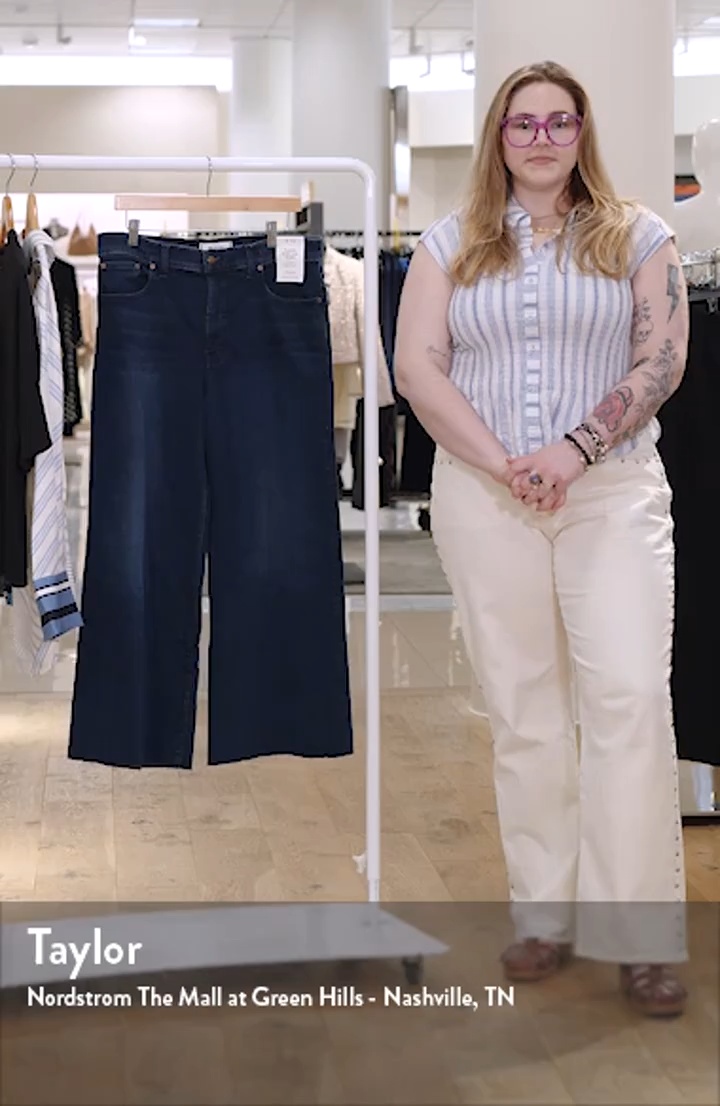 Madewell Flared Wide Leg Jeans | Nordstrom