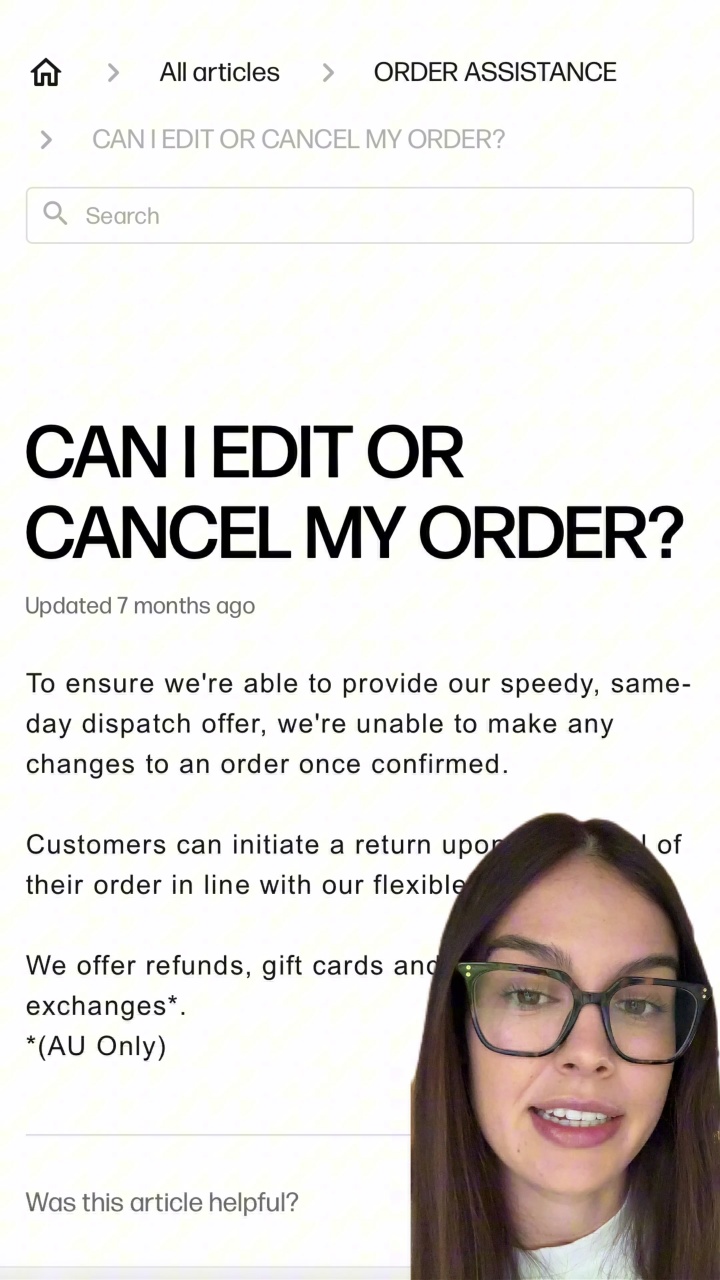 “I had no idea you could edit an order after you check out”