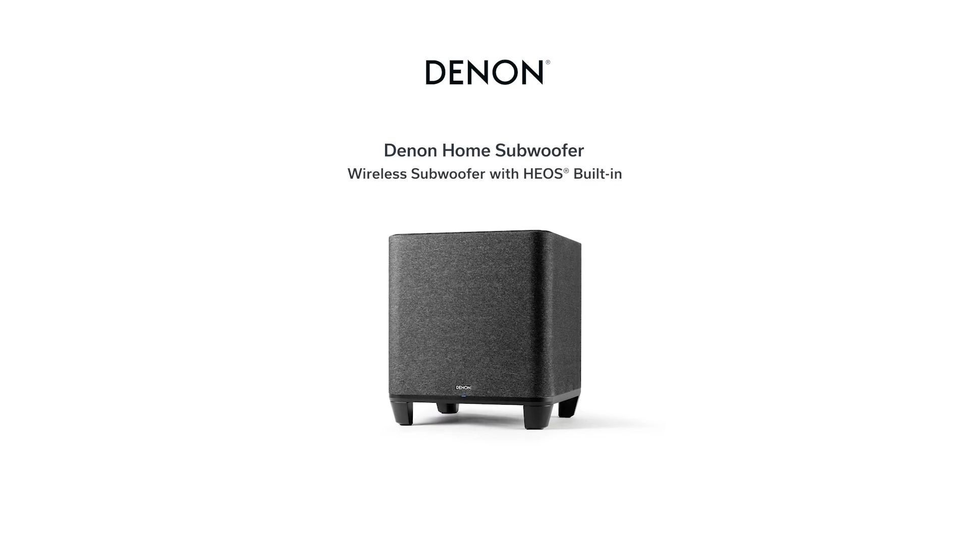 Denon Home Subwoofer_Product Overview NA