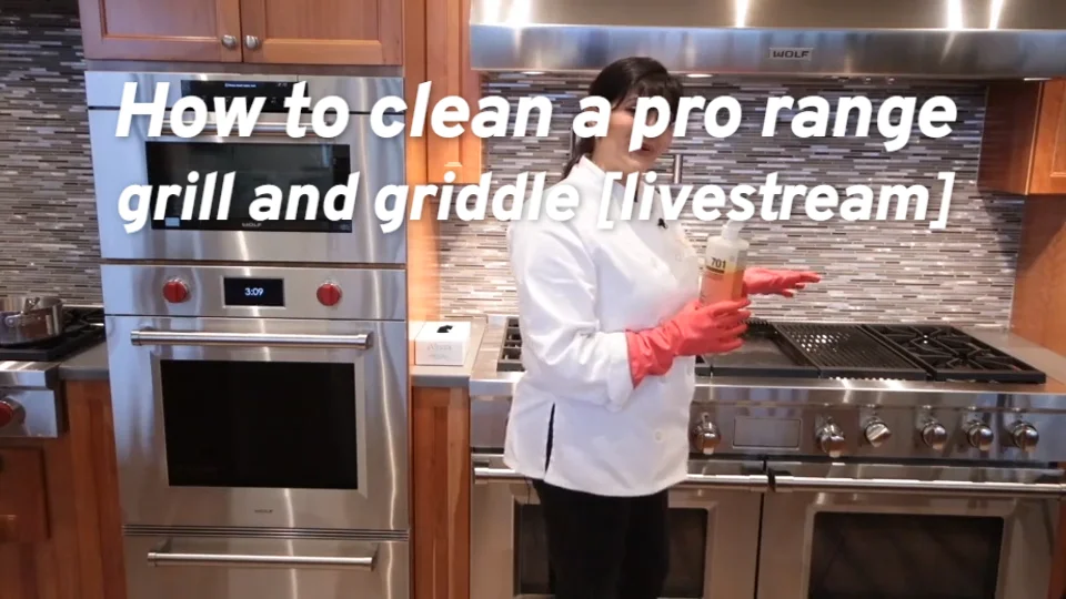 How to Season a Wolf Range Griddle
