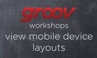 Preview mobile device layouts in groov