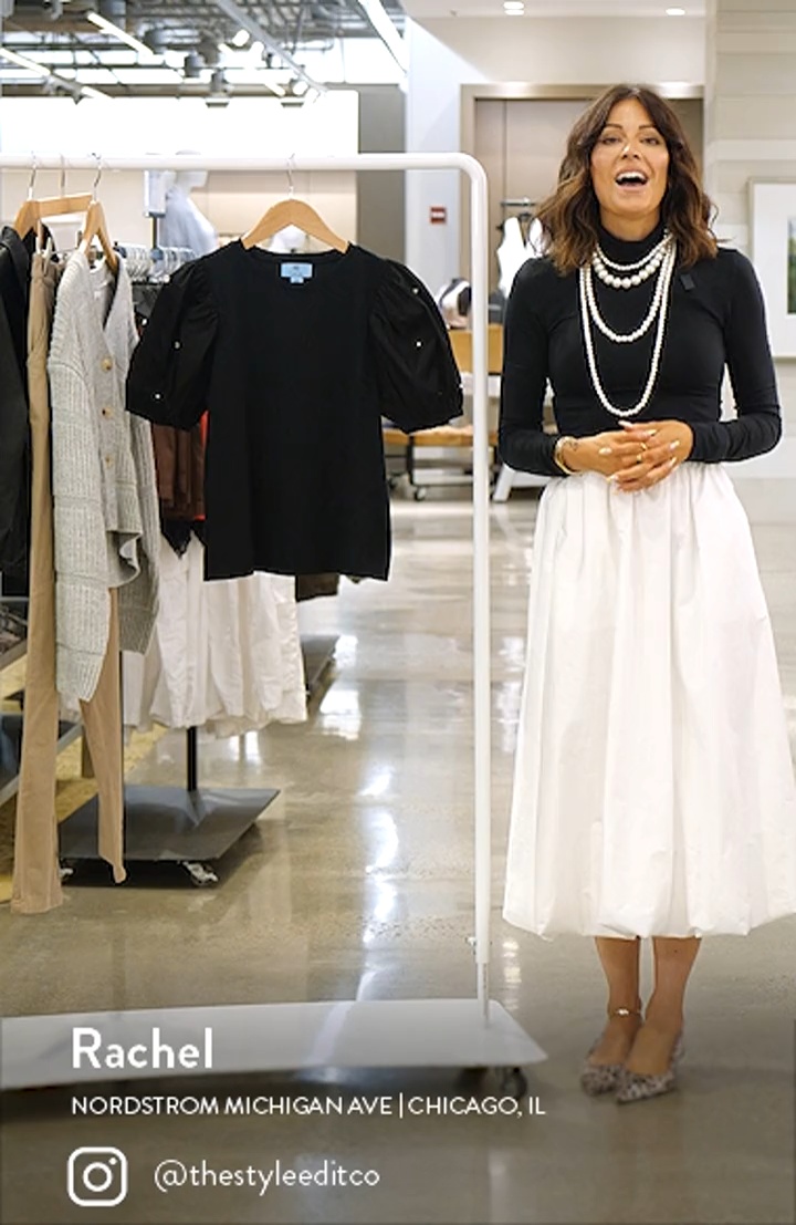 売れ筋商品|||セセ カットソー トップス レディース CeCe Women's Embellished Puff-Sleeve Shirt New Ivory CeCe Women's Embellished Puff-Sleeve Shirt | Hawthorn Mall